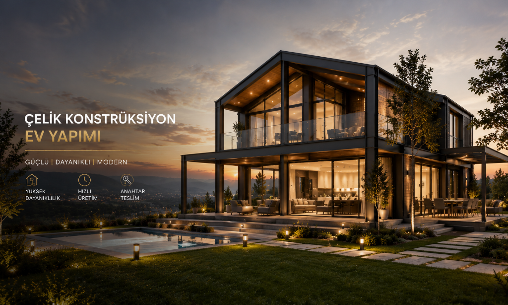 Çelik Konstrüksiyon Ev Yapımı