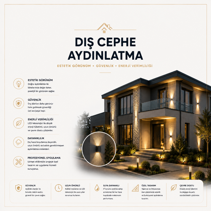Dış Cephe Aydınlatma