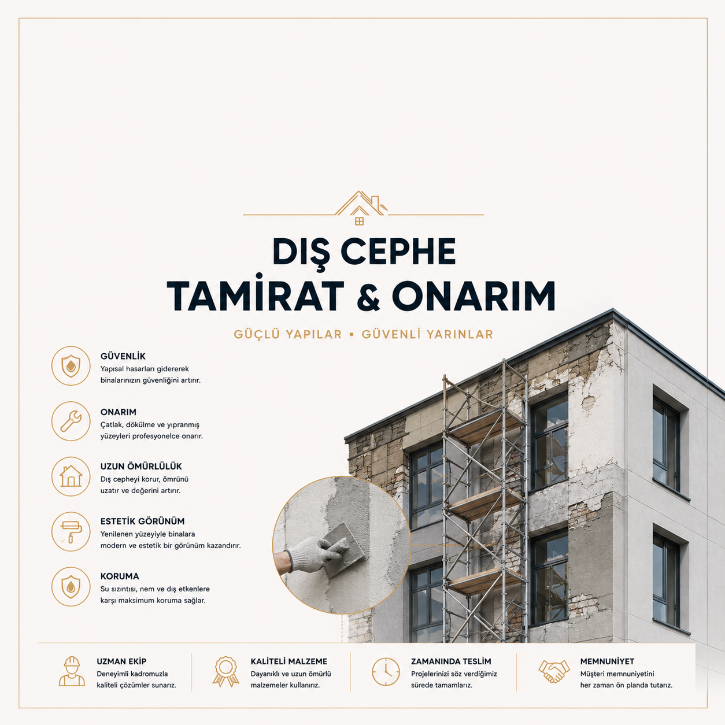 Dış Cephe Tamirat ve Onarım