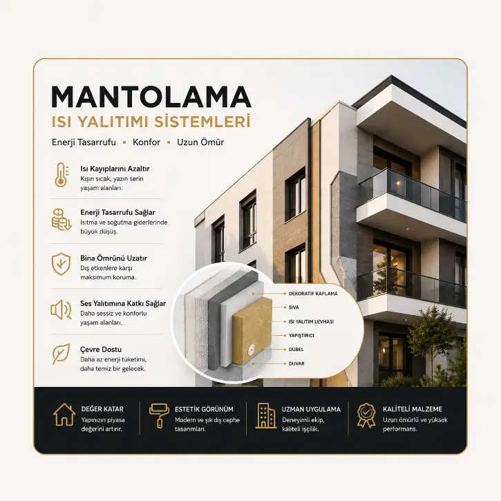Mantolama (Isı Yalıtımı) Nedir?